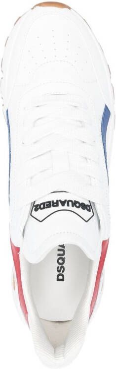 Dsquared2 Sneakers met colourblocking Wit