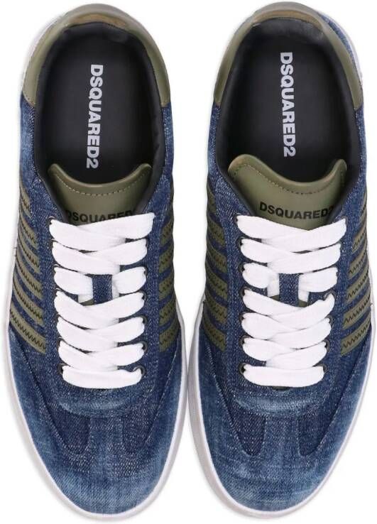 Dsquared2 Denim sneakers Blauw