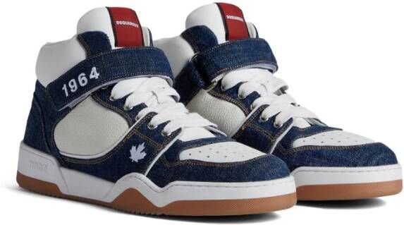 DSQUARED2 Denim sneakers Blauw