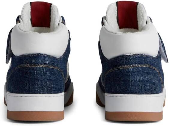 Dsquared2 Denim sneakers Blauw