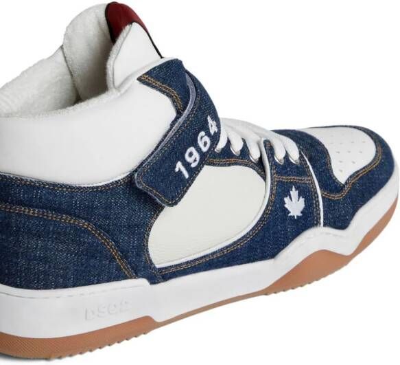 Dsquared2 Denim sneakers Blauw