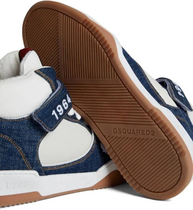 Dsquared2 Denim sneakers Blauw