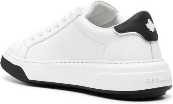 DSQUARED2 Sneakers met logo-reliëf Wit