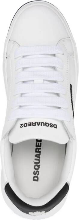 DSQUARED2 Sneakers met logo-reliëf Wit