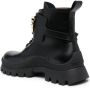 DSQUARED2 Enkellaarzen met logoplakkaat Zwart - Thumbnail 3