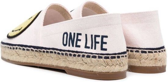 Dsquared2 Espadrilles met patchdetail Roze