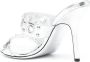 DSQUARED2 110 mm Gothic leren muiltjes Zilver - Thumbnail 3