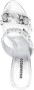 DSQUARED2 110 mm Gothic leren muiltjes Zilver - Thumbnail 4