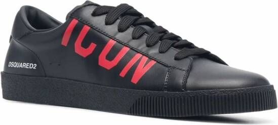 DSQUARED2 Icon low-top sneakers Zwart