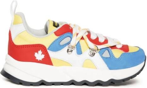 Dsquared2 Kids Sneakers met colourblocking Rood