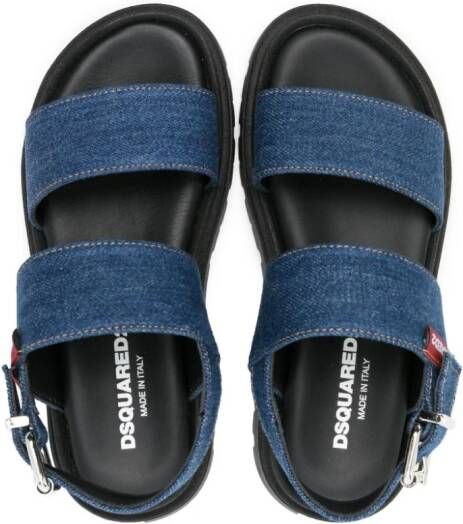 Dsquared2 Kids Slingback sandalen Blauw