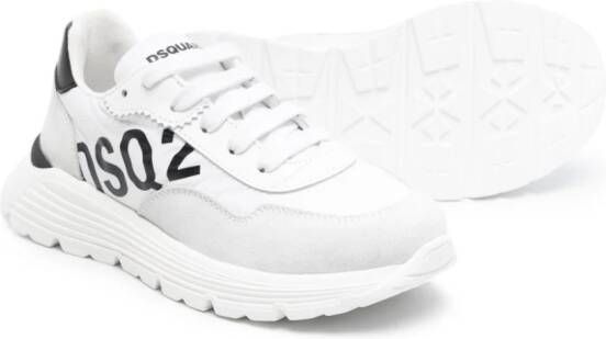 DSQUARED2 KIDS Sneakers met logoprint Wit