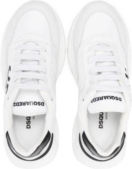 DSQUARED2 KIDS Sneakers met logoprint Wit
