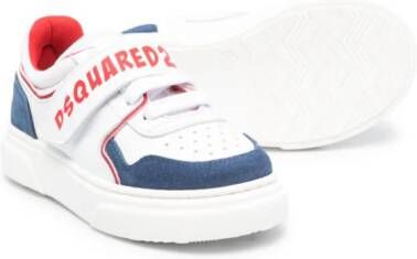 Dsquared2 Kids Leren sneakers Wit