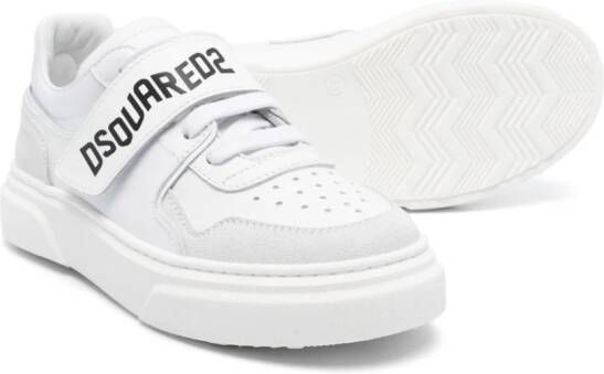 Dsquared2 Kids Sneakers met logoprint Wit