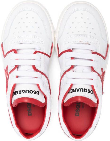 Dsquared2 Kids Sneakers met patch Wit