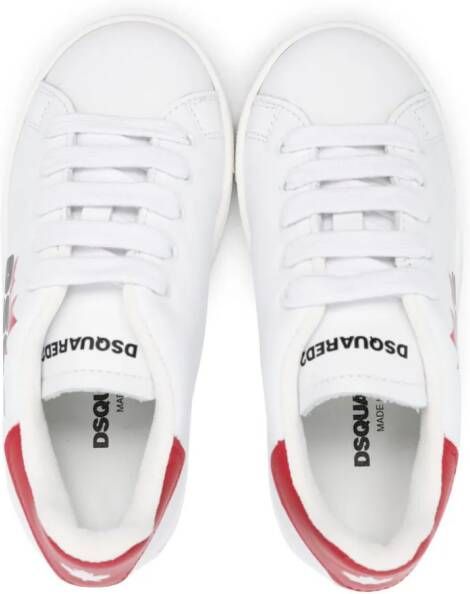 Dsquared2 Kids Sneakers met logopatch Wit