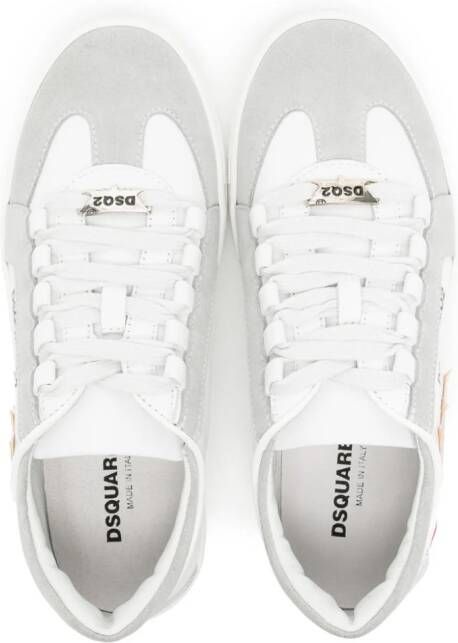 DSQUARED2 KIDS Sneakers met vlakken Wit