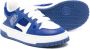 DSQUARED2 KIDS Tweekleurige leren sneakers Blauw - Thumbnail 2