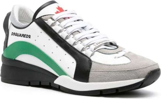 Dsquared2 Legendary leren sneakers Wit