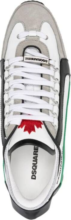 DSQUARED2 Legendary leren sneakers Wit