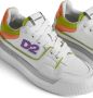 Dsquared2 Leren sneakers met logo-reliëf Wit - Thumbnail 4