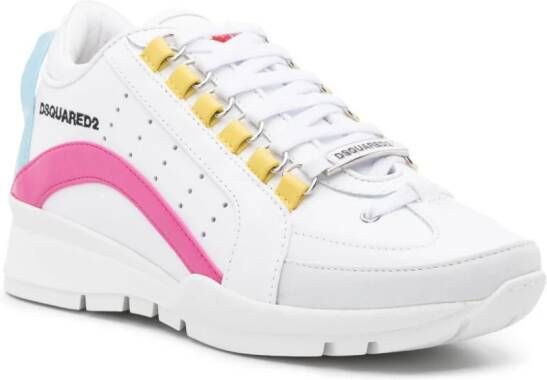 Dsquared2 Leren sneakers Wit