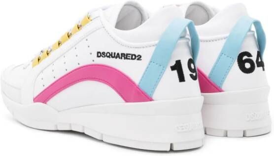 Dsquared2 Leren sneakers Wit