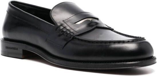 DSQUARED2 Loafers met metalen detail Zwart