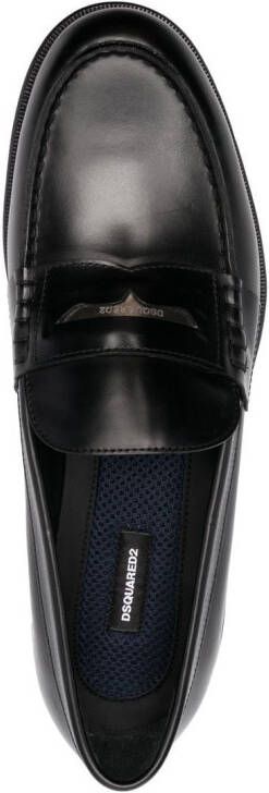 DSQUARED2 Loafers met metalen detail Zwart