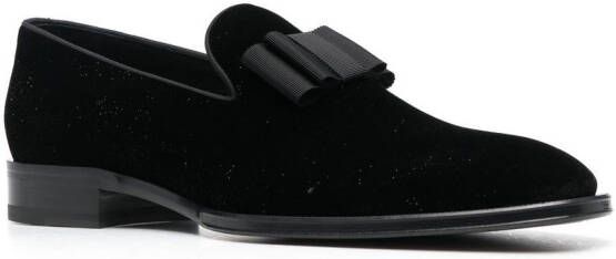 Dsquared2 Loafers met strikdetail Zwart