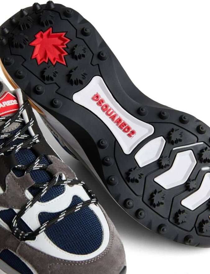 Dsquared2 logo-embellished panelled sneakers Grijs
