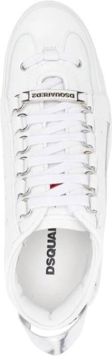 DSQUARED2 Leren sneakers Wit