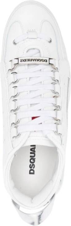 Dsquared2 Leren sneakers Wit