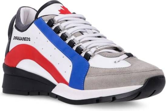 Dsquared2 Sneakers met geborduurd logo Grijs