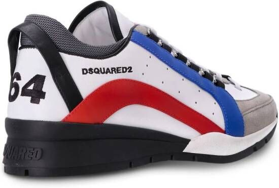 Dsquared2 Sneakers met geborduurd logo Grijs