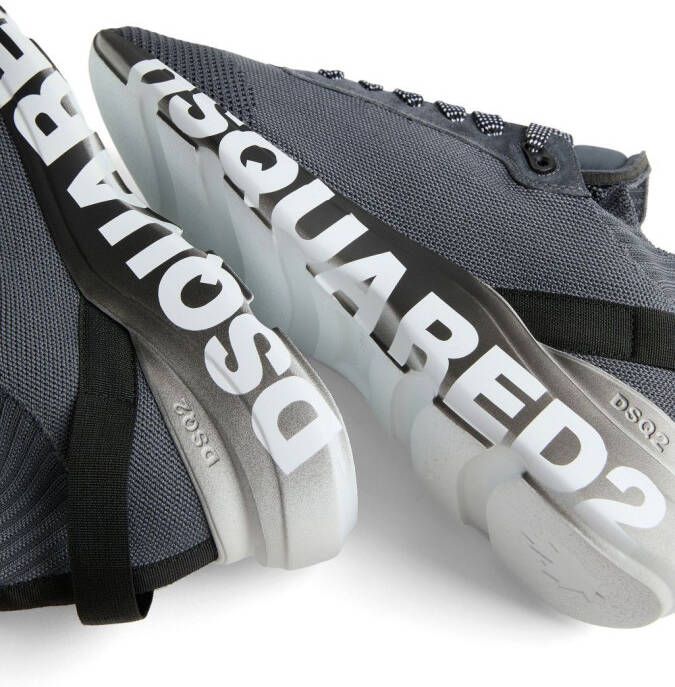 Dsquared2 logo-print low-top sneakers Grijs