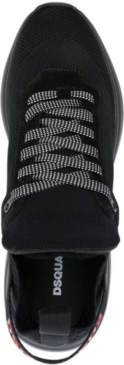 Dsquared2 Fly sneakers met logoprint Zwart