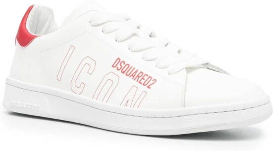 DSQUARED2 Maple-Leaf low-top sneakers Wit