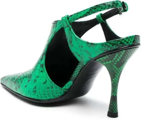 DSQUARED2 Mary Jane leren pumps Groen