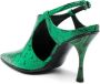 DSQUARED2 Mary Jane leren pumps Groen - Thumbnail 3