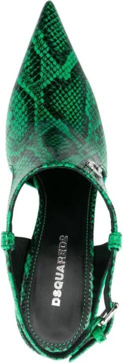 DSQUARED2 Mary Jane leren pumps Groen
