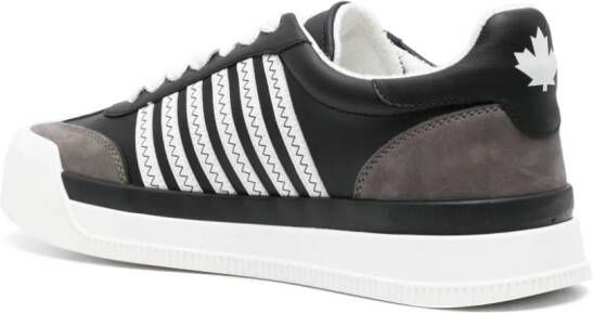 DSQUARED2 New Jersey leren sneakers Zwart