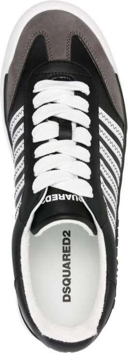 Dsquared2 New Jersey leren sneakers Zwart