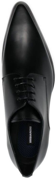 DSQUARED2 Oxford schoenen met puntige neus Zwart