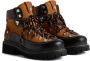Dsquared2 panelled leather hiking boots Bruin - Thumbnail 2