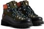 Dsquared2 panelled leather hiking boots Zwart - Thumbnail 2