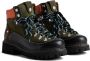 DSQUARED2 panelled leather hiking boots Zwart - Thumbnail 2
