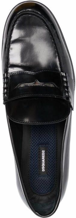 Dsquared2 Penny loafers Zwart