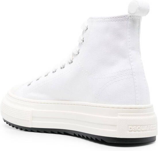 Dsquared2 Sneakers met plateauzool Wit